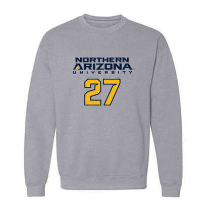 Northern Arizona - NCAA Football : Nehemiah Norwood - Kiss My Axe V2 Classic Shersey Crewneck Sweatshirt-0