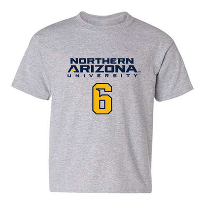 Northern Arizona - NCAA Football : Shahid Wilson - Kiss My Axe V2 Classic Shersey Youth T-Shirt-0