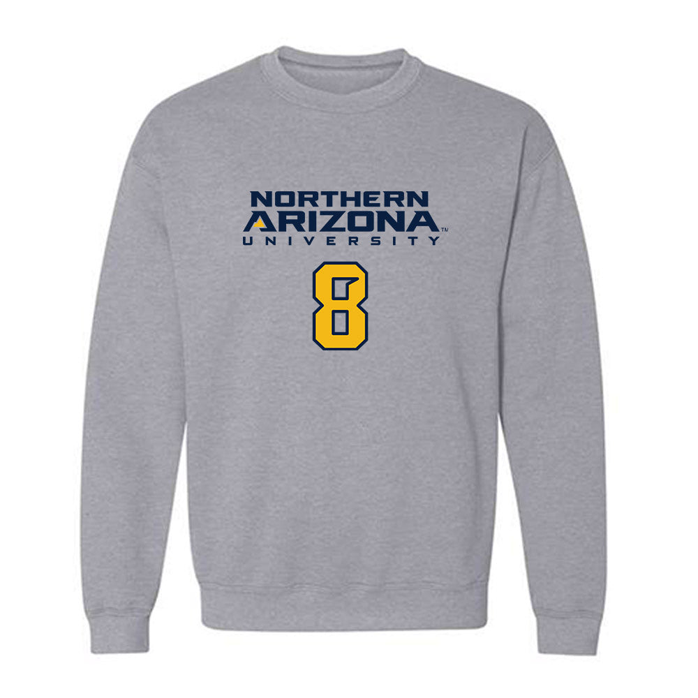 Northern Arizona - NCAA Women's Volleyball : Peyton Devlin - Kiss My Axe V2 Classic Shersey Crewneck Sweatshirt-0