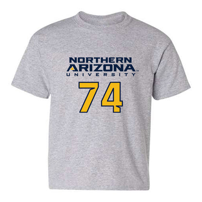 Northern Arizona - NCAA Football : Jefferson Giles - Kiss My Axe V2 Classic Shersey Youth T-Shirt-0