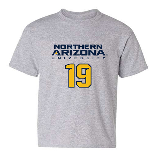 Northern Arizona - NCAA Women's Soccer : Camryn Gold - Kiss My Axe V2 Classic Shersey Youth T-Shirt-0