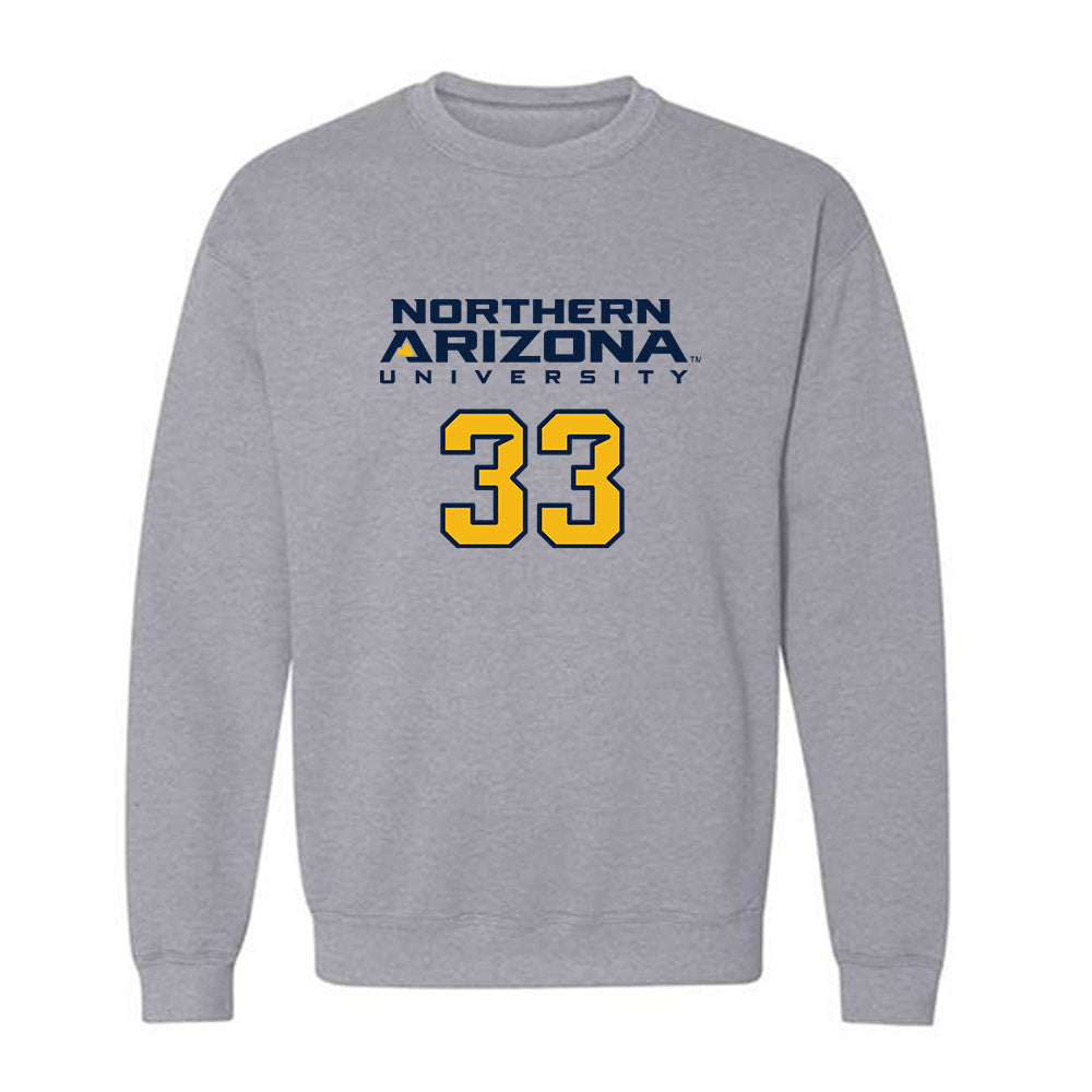 Northern Arizona - NCAA Women's Soccer : Brooklyn Jones - Kiss My Axe V2 Classic Shersey Crewneck Sweatshirt-0