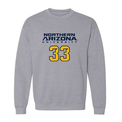Northern Arizona - NCAA Women's Soccer : Brooklyn Jones - Kiss My Axe V2 Classic Shersey Crewneck Sweatshirt-0