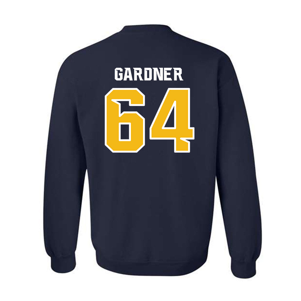 Northern Arizona - NCAA Football : Jace Gardner - Kiss My Axe V3 Classic Shersey Crewneck Sweatshirt-1