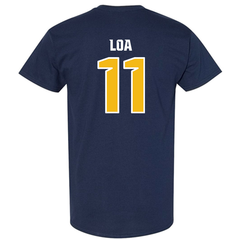 Northern Arizona - NCAA Football : Ziggy Loa - Kiss My Axe V3 Classic Shersey T-Shirt-1