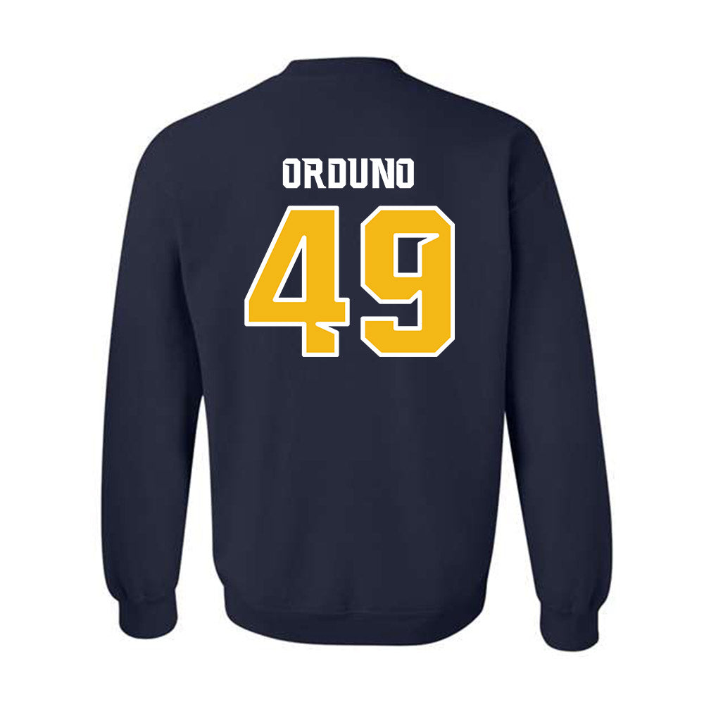 Northern Arizona - NCAA Football : Francisco Orduno - Kiss My Axe V3 Classic Shersey Crewneck Sweatshirt-1