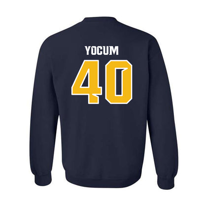 Northern Arizona - NCAA Football : Kruz Yocum - Kiss My Axe V3 Classic Shersey Crewneck Sweatshirt-1
