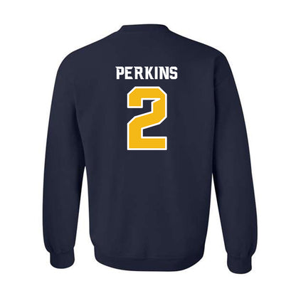 Northern Arizona - NCAA Women's Swimming & Diving : Cydnie Perkins - Kiss My Axe V3 Classic Shersey Crewneck Sweatshirt-1