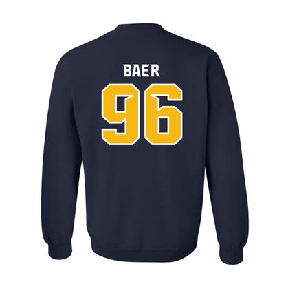 Northern Arizona - NCAA Football : Jayden Baer - Kiss My Axe V3 Classic Shersey Crewneck Sweatshirt-1