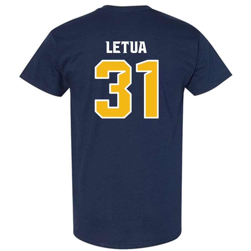 Northern Arizona - NCAA Football : Jaiden Letua - Kiss My Axe V3 Classic Shersey T-Shirt-1