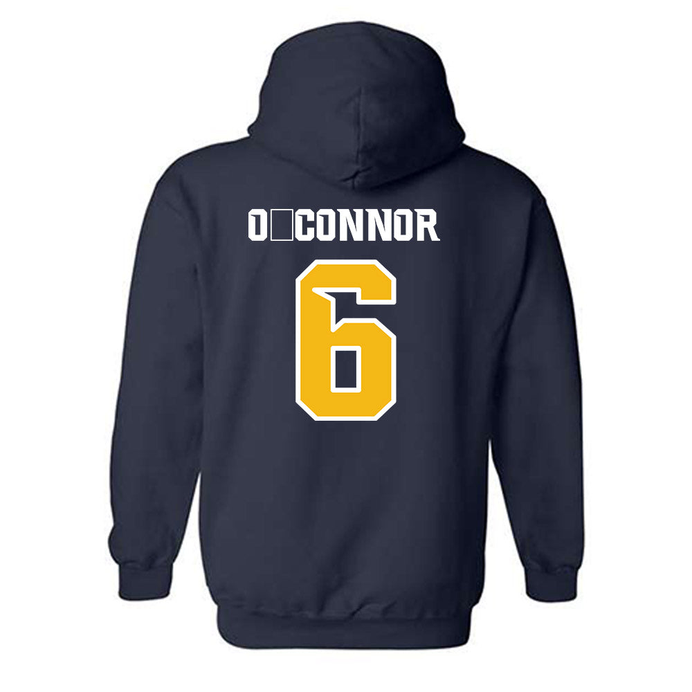 Northern Arizona - NCAA Women's Soccer : Erin O'Connor - Kiss My Axe V3 Classic Shersey Hooded Sweatshirt-1