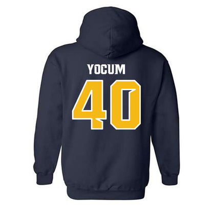 Northern Arizona - NCAA Football : Kruz Yocum - Kiss My Axe V3 Classic Shersey Hooded Sweatshirt-1