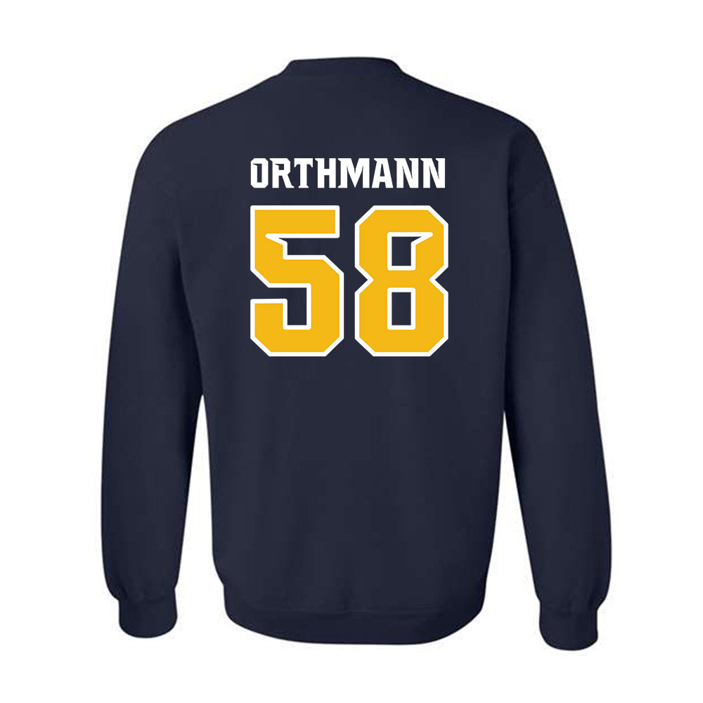Northern Arizona - NCAA Football : Matthew Orthmann - Kiss My Axe V3 Classic Shersey Crewneck Sweatshirt-1