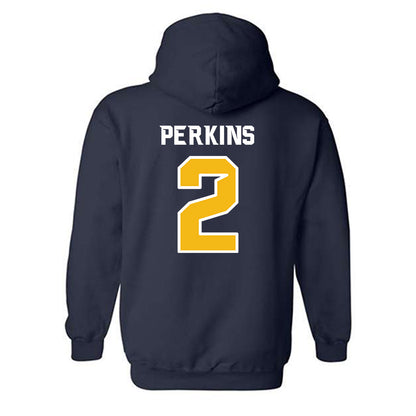 Northern Arizona - NCAA Women's Swimming & Diving : Cydnie Perkins - Kiss My Axe V3 Classic Shersey Hooded Sweatshirt-1