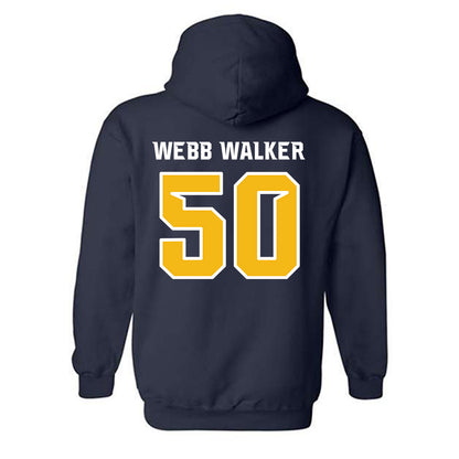 Northern Arizona - NCAA Football : Nikhil Webb Walker - Kiss My Axe V3 Classic Shersey Hooded Sweatshirt-1
