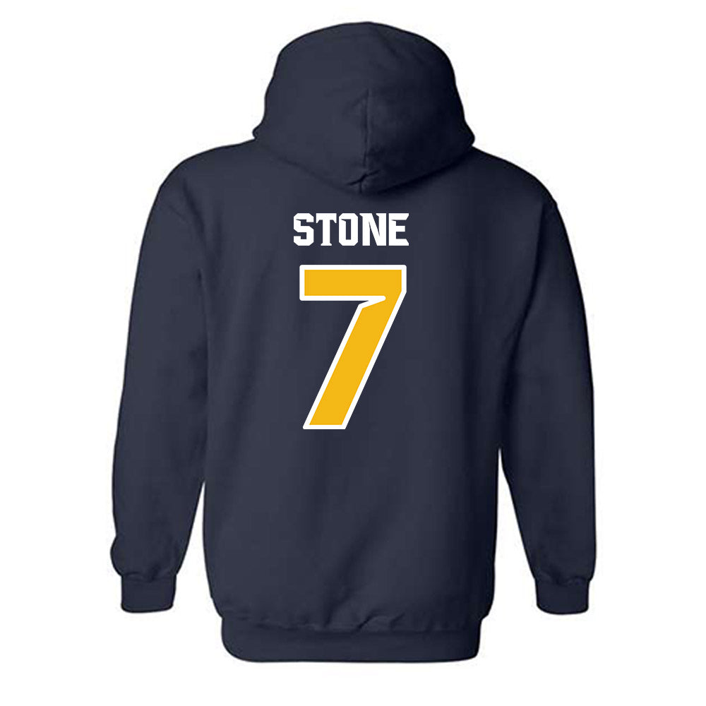 Northern Arizona - NCAA Football : Ken'Veon Stone - Kiss My Axe V3 Classic Shersey Hooded Sweatshirt-1