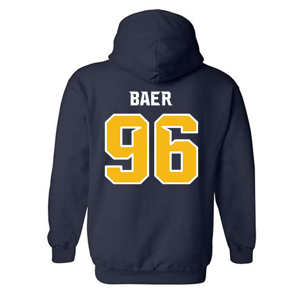 Northern Arizona - NCAA Football : Jayden Baer - Kiss My Axe V3 Classic Shersey Hooded Sweatshirt-1