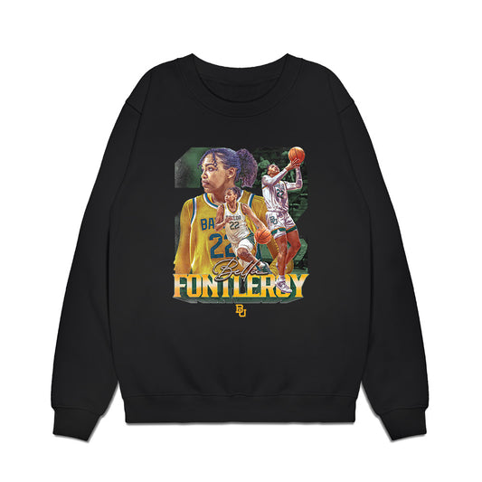 Baylor - NCAA Women's Basketball : Bella Fontleroy - Premium Crewneck Sweatshirt-0