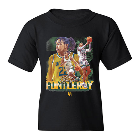 Baylor - NCAA Women's Basketball : Bella Fontleroy - Youth T-Shirt-0