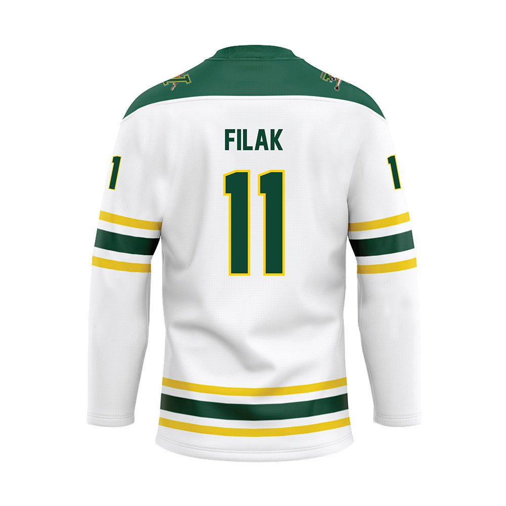 UVM - NCAA Men's Ice Hockey : Zach Filak - Hockey Jersey-1