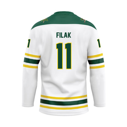 UVM - NCAA Men's Ice Hockey : Zach Filak - Hockey Jersey-1