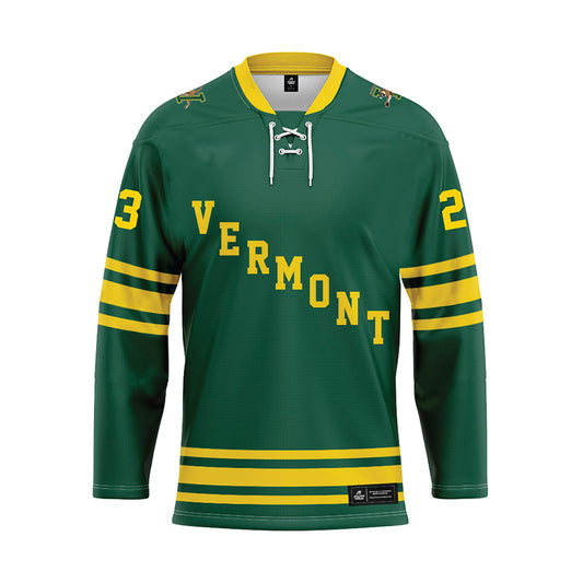 UVM - NCAA Men's Ice Hockey : Jax Wismer - Hockey Jersey-0