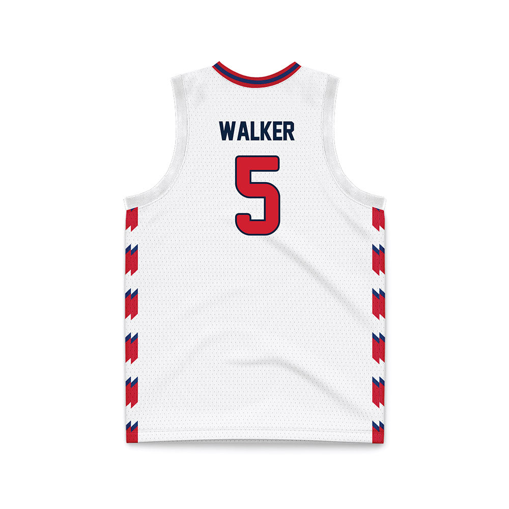 Francis Marion - NCAA Women's Basketball : Angel Walker - White Basketball Jersey-1