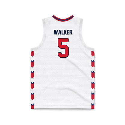 Francis Marion - NCAA Women's Basketball : Angel Walker - White Basketball Jersey-1