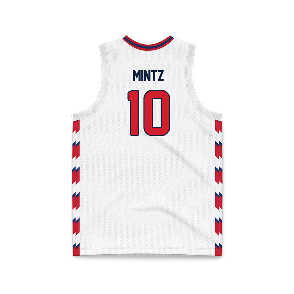 Francis Marion - NCAA Women's Basketball : Jordan Mintz - White Basketball Jersey-1