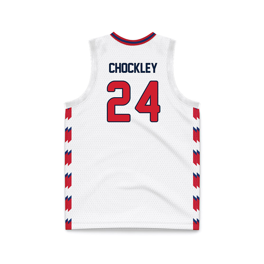 Francis Marion - NCAA Women's Basketball : Bentlee Chockley - White Basketball Jersey-1