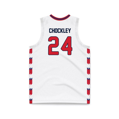 Francis Marion - NCAA Women's Basketball : Bentlee Chockley - White Basketball Jersey-1