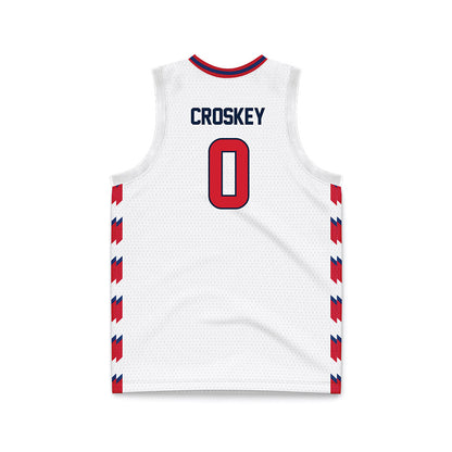 Francis Marion - NCAA Women's Basketball : Kiara Croskey - White Basketball Jersey-1