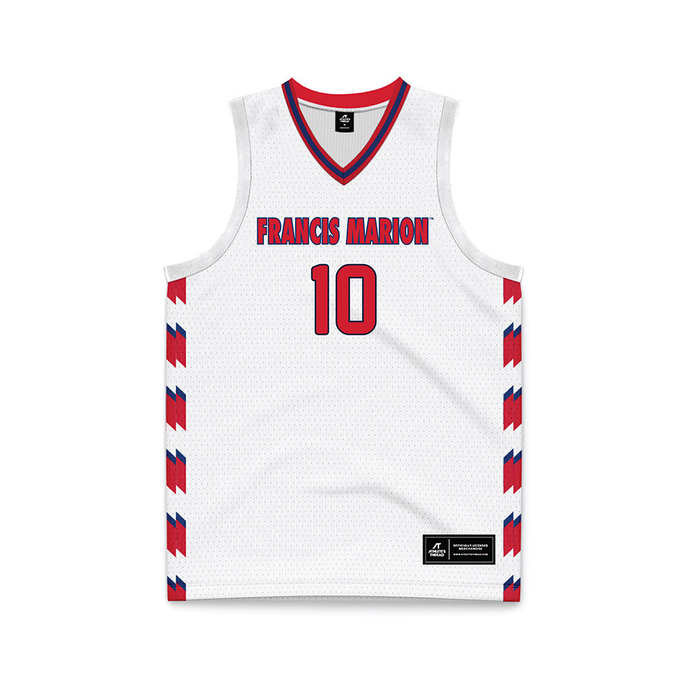 Francis Marion - NCAA Women's Basketball : Jordan Mintz - White Basketball Jersey-0