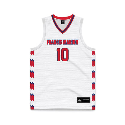 Francis Marion - NCAA Women's Basketball : Jordan Mintz - White Basketball Jersey-0