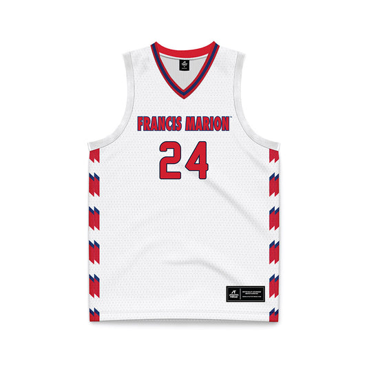 Francis Marion - NCAA Women's Basketball : Bentlee Chockley - White Basketball Jersey-0