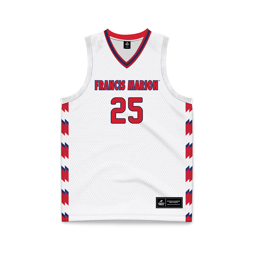 Francis Marion - NCAA Women's Basketball : Rebecca Hammond - White Basketball Jersey-0
