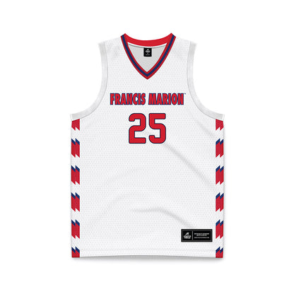 Francis Marion - NCAA Women's Basketball : Rebecca Hammond - White Basketball Jersey-0