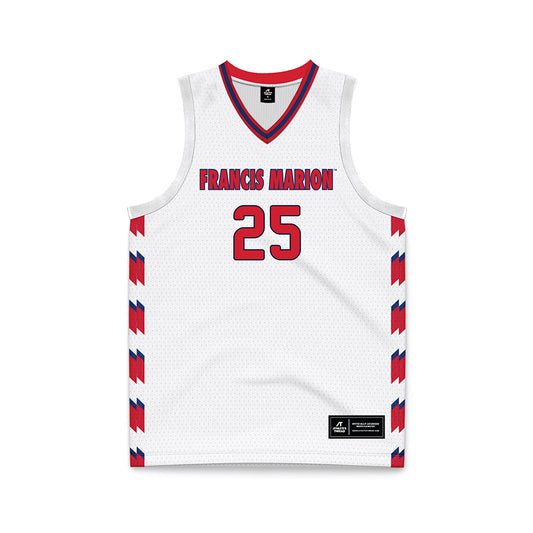 Francis Marion - NCAA Women's Basketball : Rebecca Hammond - White Basketball Jersey-0