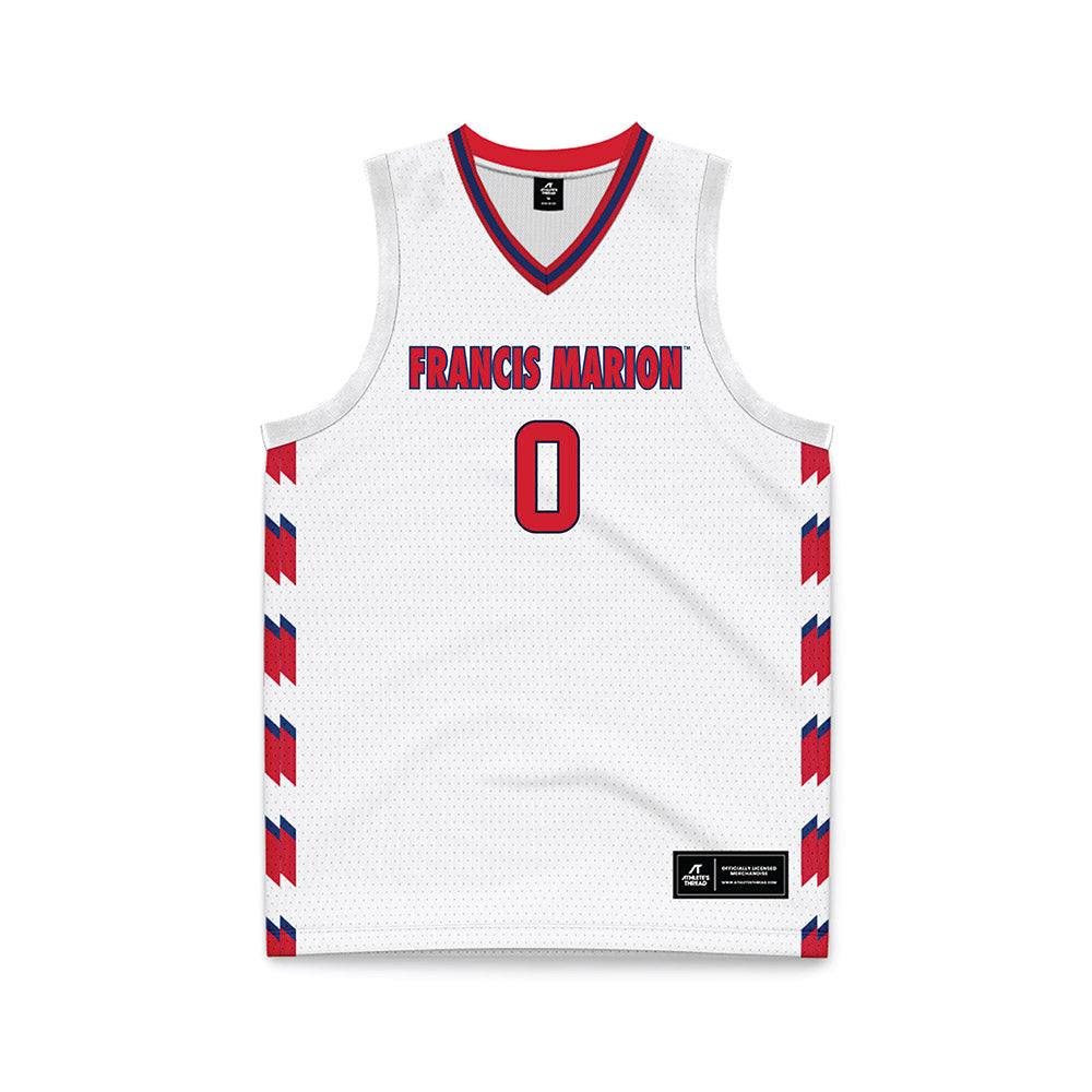 Francis Marion - NCAA Women's Basketball : Kiara Croskey - White Basketball Jersey-0