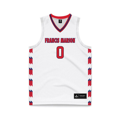 Francis Marion - NCAA Women's Basketball : Kiara Croskey - White Basketball Jersey-0