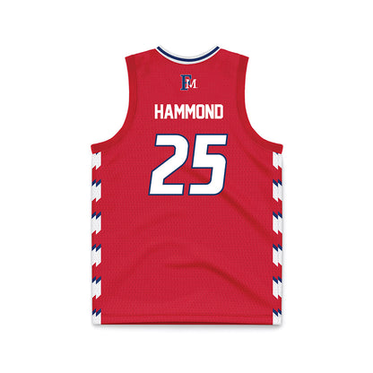Francis Marion - NCAA Women's Basketball : Rebecca Hammond - Red Basketball Jersey-1