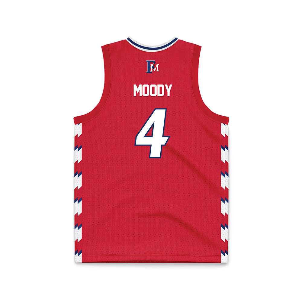 Francis Marion - NCAA Women's Basketball : Mariana Moody - Red Basketball Jersey-1
