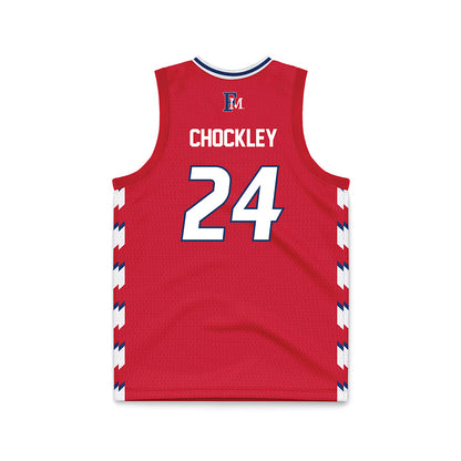 Francis Marion - NCAA Women's Basketball : Bentlee Chockley - Red Basketball Jersey-1