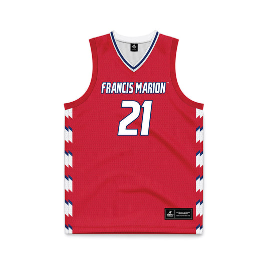 Francis Marion - NCAA Women's Basketball : Amaya Wroten - Red Basketball Jersey-0