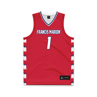 Francis Marion - NCAA Women's Basketball : Jaliyah Benefield - Red Basketball Jersey-0