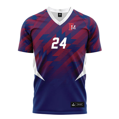 Francis Marion - NCAA Women's Soccer : Alena Lopez - Blue Soccer Jersey-0