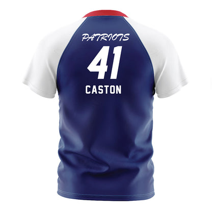 Francis Marion - NCAA Men's Soccer : Gabriel Caston - Blue Soccer Jersey-1
