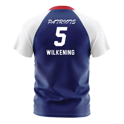 Francis Marion - NCAA Men's Soccer : Tim Wilkening - Blue Soccer Jersey-1