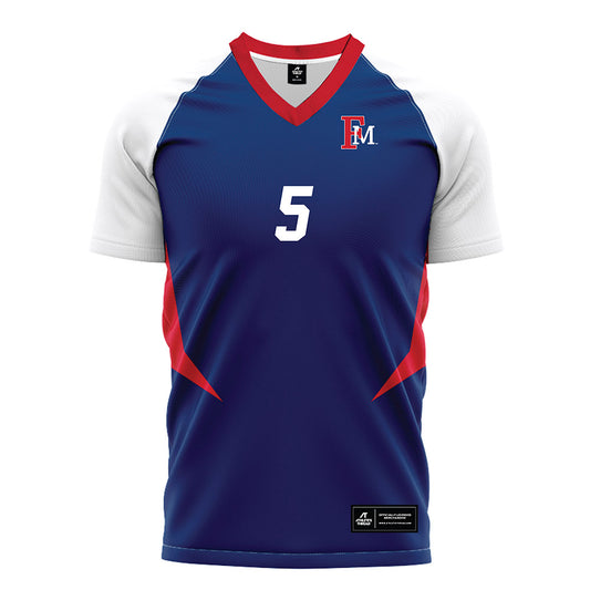 Francis Marion - NCAA Men's Soccer : Tim Wilkening - Blue Soccer Jersey-0