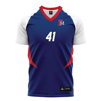 Francis Marion - NCAA Men's Soccer : Gabriel Caston - Blue Soccer Jersey-0